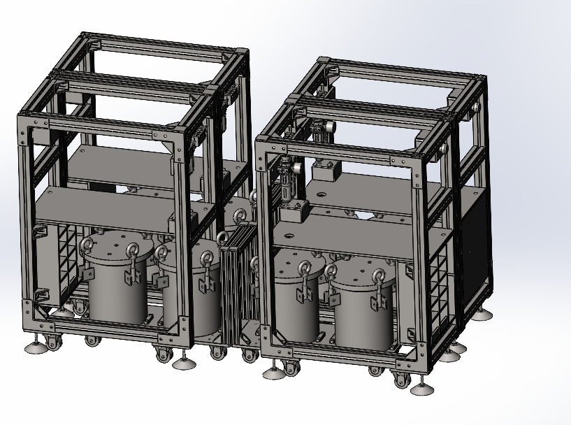 涂胶储存桶铝型材运输设备